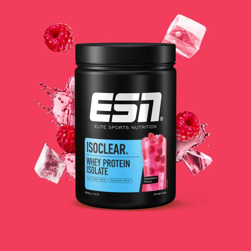 ESN Isoclear Whey Isolate Raspberry Flavor