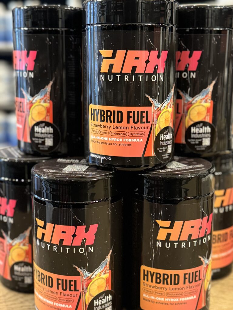 een stapel HRX Hybrid Fuel potten